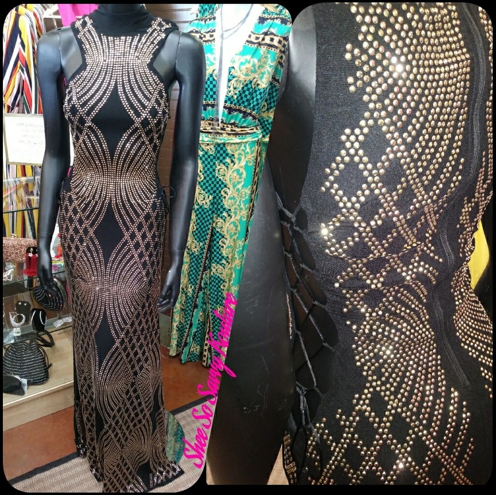 Dressy Maxi Stud Dress